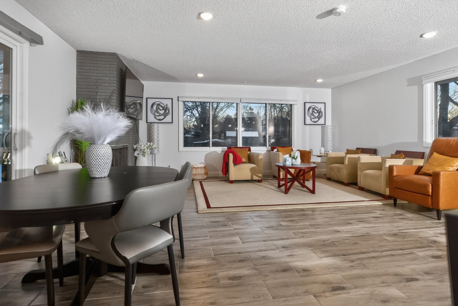 Spacious Community Living Room